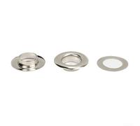 100 ojales galvanizados para coser en telas pesadas, perfectos para lonas, tiendas de campaña y cortinas (10 x 16.5 x 5)