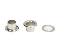 100 ojales galvanizados para coser en telas pesadas, perfectos para lonas, tiendas de campaña y cortinas (10 x 17 x 7)
