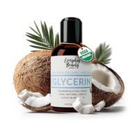 100% Organic Glycerin - For Skin & Hair - Food Grade - USDA Certified - Not From Palm Oil - Perfect Skin and Hair Moisturizer - 4 Fl Oz
