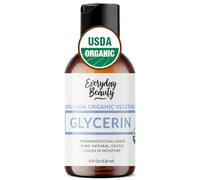100% Organic Glycerin - For Skin & Hair - Food Grade - USDA Certified - Not From Palm Oil - Perfect Skin and Hair Moisturizer - 4 Fl Oz