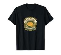 100% Organic Intelligence/Vintage Brain Divertido Retro Quote Camiseta
