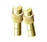 100 Pack 6mm Low Pressure isting Nozzle Farm Nozzle Adjustable Atomization Sprayer Water ist Sprayers for Outdoor Cooling isting System(Size:0.5mm)