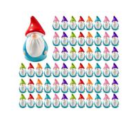 100 Pack Mini Gnomes Figures Miniature Fairy Resin Statues Table Miniature Gnomes for Landscape Outdoor Patio Yard Lawn Indoor Plant Pots Fairy