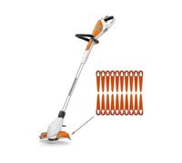 100 Pack of Replacement Plastic Blades for Stihl Polycut 2-2 3-2 Fsa 45 Fsa 57 Fse 52 Edger Compatible with Cordless H35 Edger