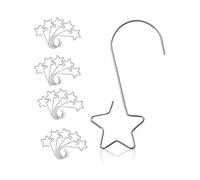 100 Pack of Stainless Steel Christmas Tree Decorative Hooks for Holiday Ornament Hanging