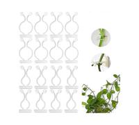 100 Pack Plant Support Clips, Self Adhesive Plant Clips, Wall Clips for Climbing Garden Plants Adhesive Hook for Climbing Plants, Cable Fixing or for