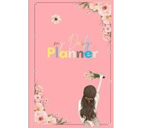 100 Pages Daily Planner | Plan your day | Hardcover planner book | floral design pages