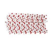 100 pajitas de papel, pajitas de papel para beber, pajitas de bebidas con patrón de frutas, pajitas de frutas para suministros de fiesta, cumpleaños, bodas, jugos nupciales, (Sandía)