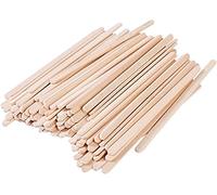 100 Paletinas de Café de Madera de 14 x 0.5cm. Agitadores Desechables para Café y Bebidas Calientes, Barra agitadora sin Rebabas ni Astillas 100% Biodegradable