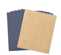 100 papeles de lija premium de carburo de silicio con rápida disipación del calor y doble uso en seco y húmedo para pulir madera y metal