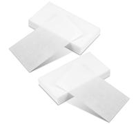 100 papeles permanentes, papel de envoltura para cabello, papel final para rodillos de cabello permanente, envolturas desechables resistentes a altas temperaturas para peluquería y hogar, color blanco