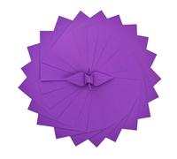 100 Paper de origami Color de doble cara oscura Prpura de 3x3 pulgadas cuadradas Fily Pleged Papel para papel plegable Cranas de origen papel de lb