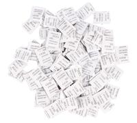 100 Paquetes Silica Gel bolsitas 1g Gel de sílice deshumidificador desecante Bolsas de silice Antihumedad para deshumidificar Ropa, Comida, habitación, Cocina