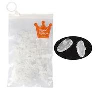 (100 pares) de almohadillas de nariz de aire, parte de material de silicona, gránulos de masaje atornillados para tienda de gafas y hospital ocular Dhoptical