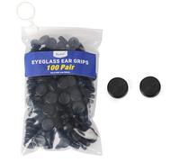 100 pares de ganchos de silicona para gafas, almohadillas antideslizantes ajustables de 2 agujeros para hombres y mujeres, ajuste universal para gafas y gafas de sol, paquete surtido de 12 colores