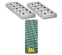 100 pastillas de prueba Rapid DPD N°3 de cloro unido, pastillas para pruebas de agua de piscina y jacuzzi. Fabricado en Alemania