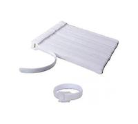 100 Pcs Cable Straps, Reusable And Adjustable Nylon Cable Ties, Cable Storage Organizer for Tying Cables, Sheaths, Pc Wires, Electrical Wires (white)