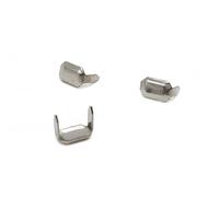 100 pcs cierres de piel grapas grapadora titulares de cobre para Clip para el cinturón KEEPER Leathercraft