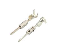 100 PCS Connector Wiring Copper Terminal Mass Plug-in Terminal DJ615B-1.5 * 0.8A Male Pin