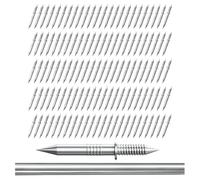 100 PCS Double-Headed Skirting Thread Seamless Nail Non Marking,Invisible Double Headed Skirting Nails for Wood,Traceless Nails for Baseboards,No Drill Required for Easy Installation