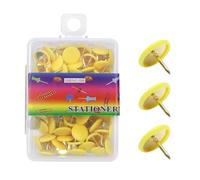 100 Pcs Drawing Pins Thumb Tacks Push Decorative Pushpins Poster Message Board For Notice Photos Push Map Message Drawing Thumb