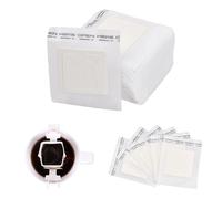 100 Pcs Filtro Cafe, Filtros Cafetera Goteo con Orejas Colgantes, Plegable y Portátiles, Bolsa de Café para la Mayoría de Tazas, Bolsitas de Té, para Acampadas, Viajes, Casa y Oficina, 7,5 x 9 cm