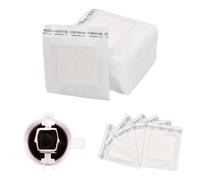100 Pcs Filtros de Café Desechables, Bolsa de café portátil para Colgar en la Oreja, Bolsa de Filtro de Café, Filtros de Café de Papel, Filtro de Café para viajes, camping, hogar, oficina