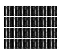 100 PCS Fundas para los oídos para Auriculares, 11 cm Fundas para Almohadillas elásticas sanitarias para Auriculares no Tejidas Desechables Fundas para Almohadillas para la (Negra)