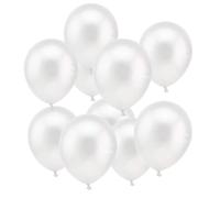 100 Pcs Globos Blancos Perla, 12 Pulgadas de Latex, Helio para Fiesta, Cumpleaños, Baby Shower, Boda, Comunión y Decoraciones Temáticas