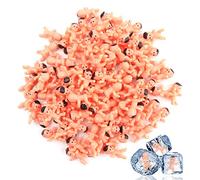 100 Pcs Mini Bebés de Plástico para Baby Shower y Ice Cube Game, Decoración de Fiesta Manualidades