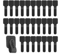 100 Pcs Organizador Cables Escritorio, Recoge Cables Escritorio Sujetacables Autoadhesivos, Organizador de Cabos, Cable Organizer para TV, Accesorios de Oficina, Casa
