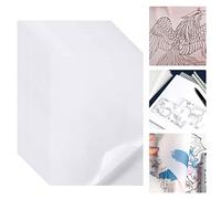 100 PCS Papel transparente Blanco A4, 210 x 297mm, A4 Papel de Calco