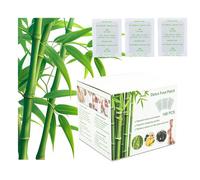 100 PCS Parches Detox para Pies - Natural Parches Desintoxicantes para Pies Detox Foot Parche para pies de limpieza profunda, Eliminar Toxinas Del Cuerpo y Mejoran el Sueño
