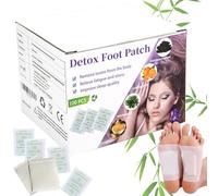 100 PCS Parches Detox para Pies, Parches Desintoxicantes Parches para Pies Naturales Apósito,Desintoxicacion para Eliminar Toxinas Del Cuerpo, Mejorar el Sueño, Aliviar el Estrés