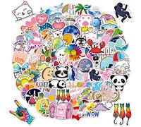 100 Pcs Pegatinas Aesthetic(Vinilo) Stickers Laptop 丨Pegatinas Decorativas丨Stickers Ordenador Portatil、Maletas、Monopatín、Guitarra、Tazas etc