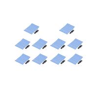 100 Pcs RJ45 Port Hub Anti Dust Cover with Proprietary Lock and Key