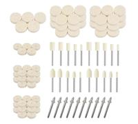 100 Pcs Ruedas de Pulido Fieltro de Lana para Dremel Herramientas Rotativas
