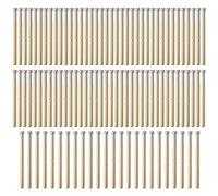 100 Pcs Spring Test Probe P125 - H, 2mm Brass Contact Pin with 9 Claws, High Precision 0.02mm Tolerance Spring Testing Probe for PCB Inspection and Industrial Electronics Testing