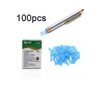100 pcs stainless steel blood test pen Cupping Bloodlet 100PCS
