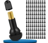 100 Pcs TR413 Válvulas de Goma, Universal Válvula de Neumática, Durable Tapas para válvulas Goma Snap-in Válvulas for Most Cars, Motorbikes, etc.