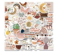 100 Pegatinas Bohemias, Pegatinas Estéticas, Pegatinas Hermosas, Pegatinas Retro, Pegatinas Estéticas Para Portátiles, Pegatinas De Cumpleaños Para Adultos