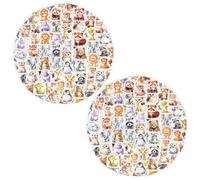 100 Pegatinas De Animales De Fantasía, Animales De Pegatinas, Pegatinas De Encendido, Pegatinas De Osos, Pegatinas Estéticas De Animales De Dibujos Animados, Pegatinas De Animales Lindos