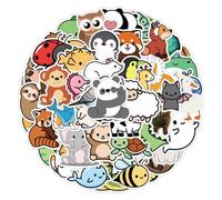 100 Pegatinas De Animales De Y 2 Llaveros De PVC, Regalos Cognitivos Divertidos para Niños, Decoración De Tazas De Agua para Mochilas Escolares, Patrones Sorpresa Aleatorios En Varios Estilos.