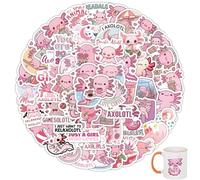 100 pegatinas de Axolotl, lindas pegatinas de graffiti, pegatinas de vinilo impermeables para niños, estilo graffiti, adecuadas para motocicletas, bicicletas, monopatines, equipaje, ordenadores