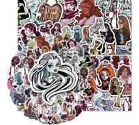100 Pegatinas De Monster Para High, Dibujos Animados Para Botellas De Agua, Equipaje, Bicicleta - Vinilo Impermeable Para Fiestas, Niños y Adultos