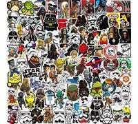 100 pegatinas de Star Wars, resistentes al agua, de vinilo, dibujos animados, para portátiles, monopatines, bicicletas, motocicletas, niños y adolescentes