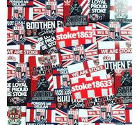100 pegatinas de Stoke City, inspiradas en SCFC Ultras Potters, banderas, banderas, banderas