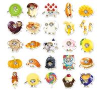 100 Pegatinas Divertidas para Gatos, Pegatinas Decorativas de Material para Mascotas para Diarios, escritorios, Cuadernos, Manualidades y Uso Diario