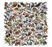 100 pegatinas impermeables dinosaurios, botella de agua, álbumes de recortes, teléfono, regalo para adultos y niños (forma de dinosaurio)