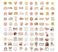 100 Pegatinas Inspiradoras Vintage, Pegatinas Estéticas Motivadoras Bohemias para Mujeres, Adultos, Niños, Adolescentes, Profesores